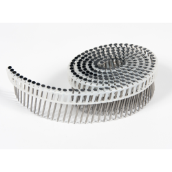 Coil nails stainless steel RAL 9005, various lengths