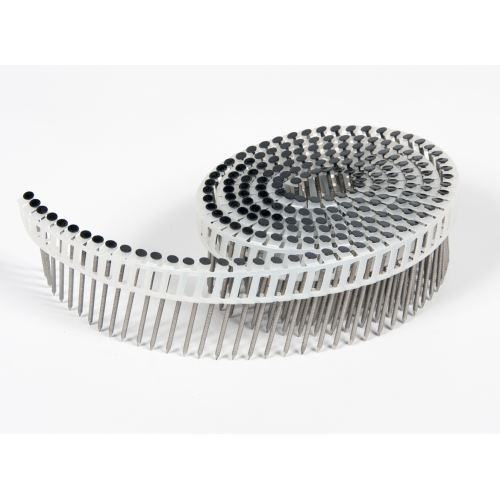 Coil nails stainless steel RAL 9005, various lengths