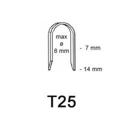T25 Kabelniet, diverse afmetingen