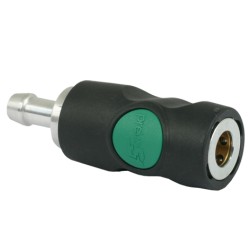 EURO one push safety coupler Hose Stem 08 mm