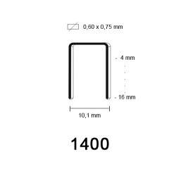 1400 Niet, diverse lengtes