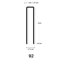 92 Niet, diverse lengtes