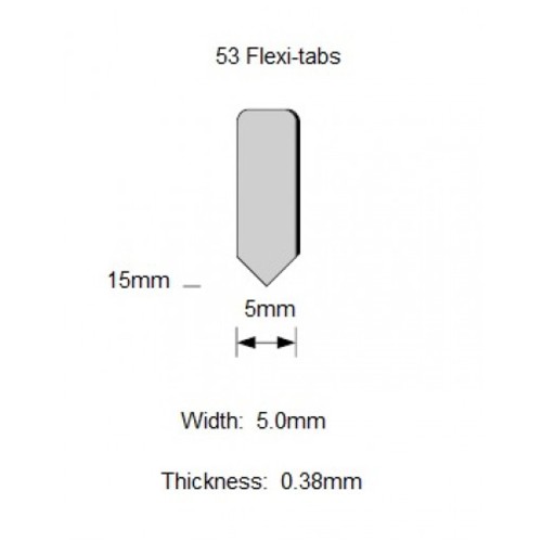 Flexi-tabs 53, 15 mm