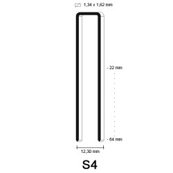 S4 Kram, diverse lengtes