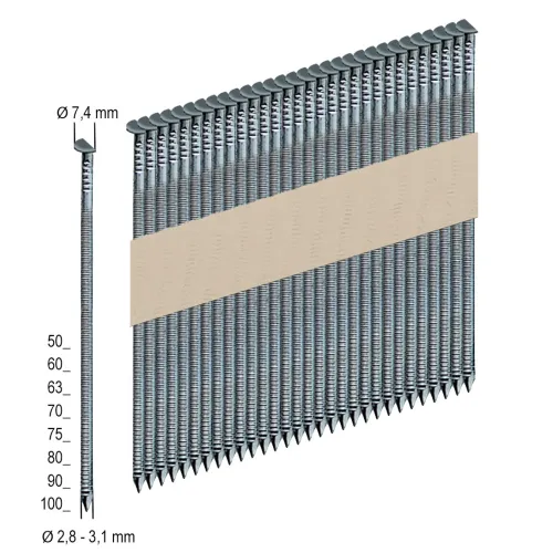 D-head nails 2.8 x 50 D-head nails 2.8 x 50