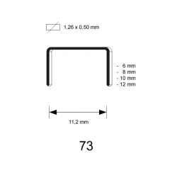 73 Niet (PB), gegalvaniseerd, diverse lengtes
