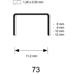 73 Staple, different lengths 73 Staple, different lengths