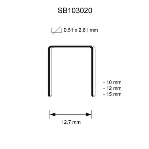 SB103020 Niet, diverse lengtes SB103020 Niet, diverse lengtes