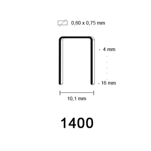 1400 Staple, different lengths 1400 Staple, different lengths