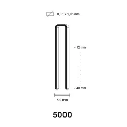 5000 Niet, 25 mm 5000 Niet, 25 mm