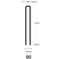 90 Staple, different lengths 90 Staple, different lengths