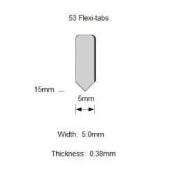 Flexi-tabs 53, 15 mm Flexi-tabs 53, 15 mm