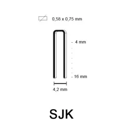 SJK Niet, gegalvaniseerd, diverse lengtes SJK Niet, gegalvaniseerd, diverse lengtes