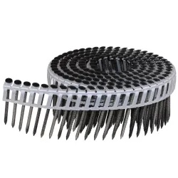 Coilspijkers RVS RAL 9005, diverse lengtes