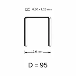 D Niet (95) gegalvaniseerd - diverse lengtes