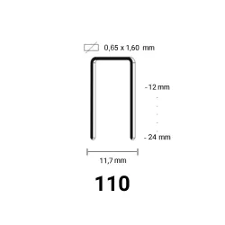 110 Niet, gegalvaniseerd, diverse lengtes